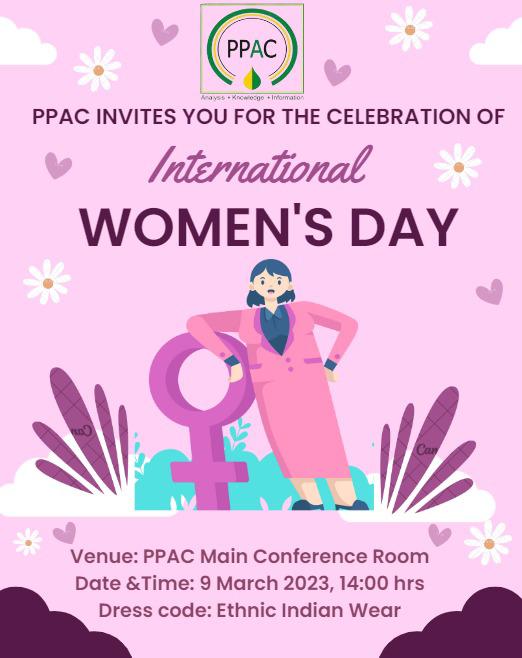 Celebration of International Women’s Day 2023 in PPAC