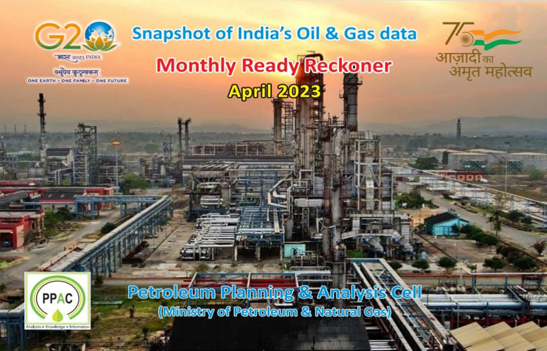 Snapshot of India's Oil and Gas Data, April 2023