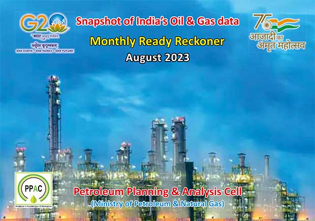 Snapshot of India's Oil and Gas Data, August 2023