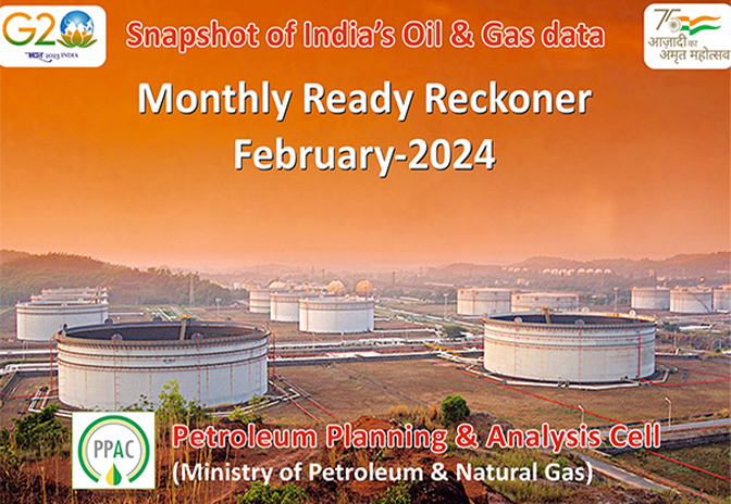 Snapshot of India's Oil and Gas Data, February 2024