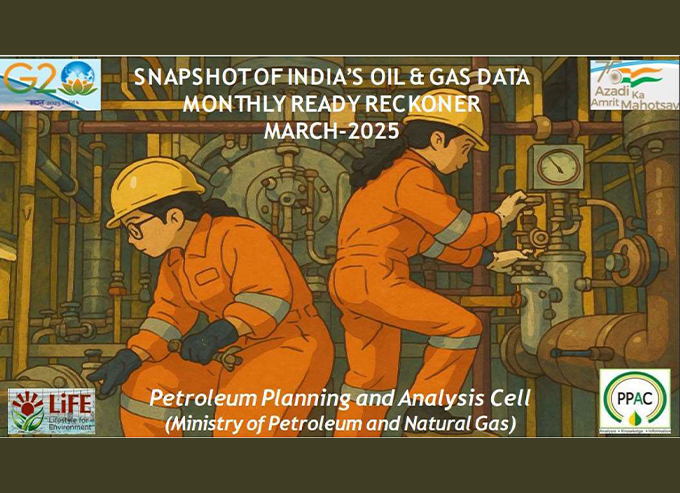 Snapshot of India's Oil and Gas Data, March 2025