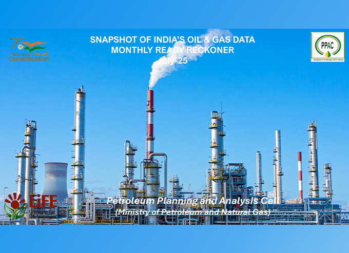 Snapshot of India's Oil and Gas Data, July 2025